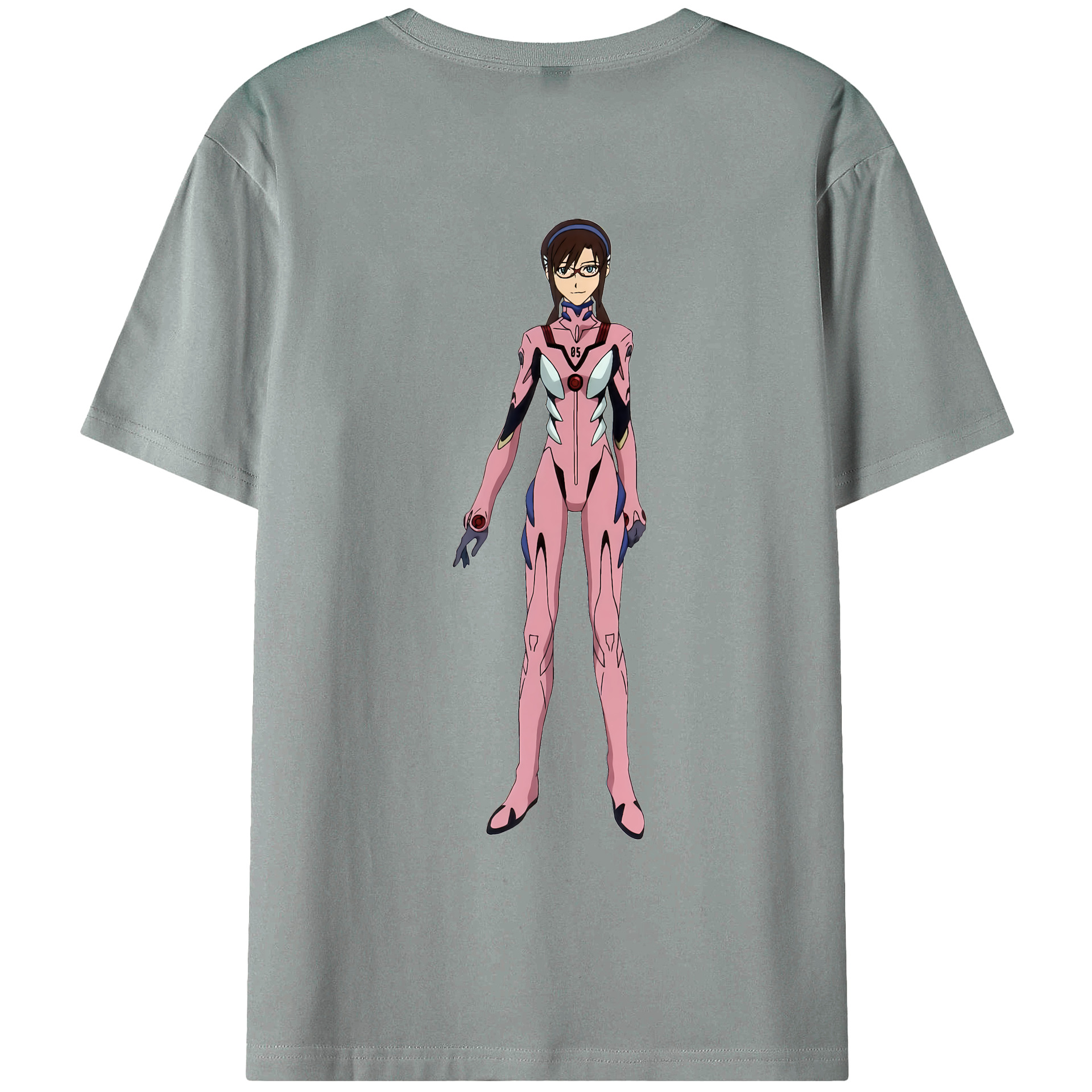 （画像用） EVA 新世紀エヴァンゲリオン 綿100％ メンズ半袖Tシャツ（バックプリント） 通気性